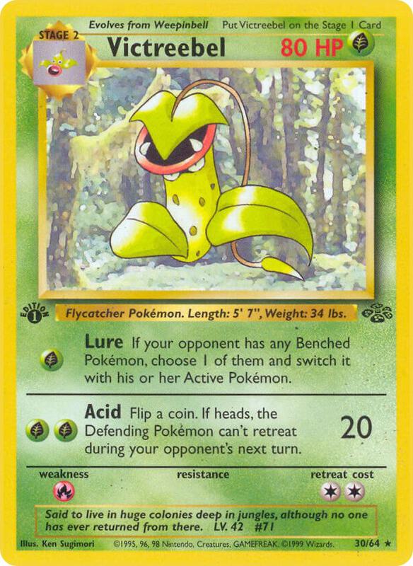Victreebel (30) Jungle #30/64 Pokémon TCG card (English)