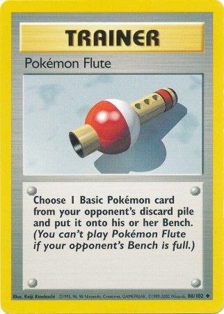 Pokemon Flute Base Set #086/102 Pokémon TCG card (English)