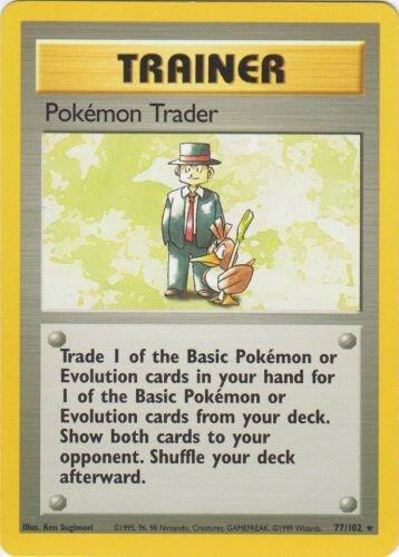 Pokemon Trader Base Set #077/102 Pokémon TCG card (English)