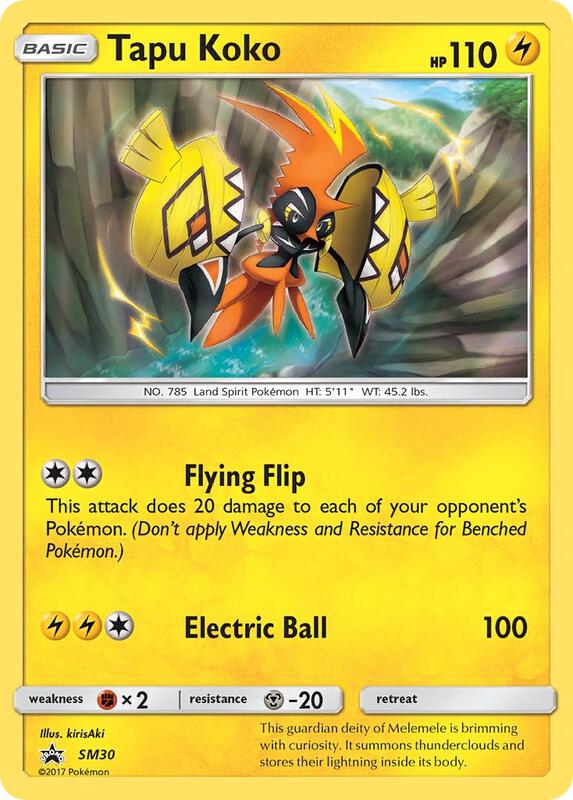 Tapu Koko - SM30 SM Promos #SM30 Pokémon TCG card (English)