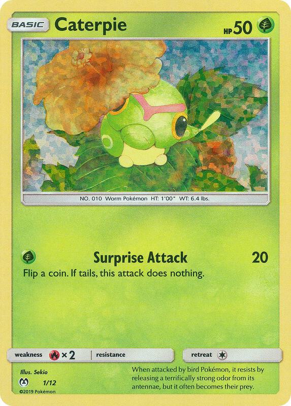 Caterpie - 1/12 McDonald's Promos 2019 #001/012 Pokémon TCG card (English)