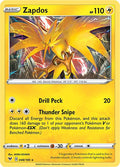 Zapdos SWSH04: Vivid Voltage #048/185 Pokémon TCG card (English)