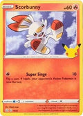 Scorbunny - 16/25 McDonald's 25th Anniversary Promos #016/025 Pokémon TCG card (English)