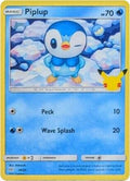 Piplup - 20/25 McDonald's 25th Anniversary Promos #020/025 Pokémon TCG card (English)