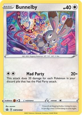 Bunnelby - SWSH082 SWSH: Sword & Shield Promo Cards #SWSH082 Pokémon TCG card (English)