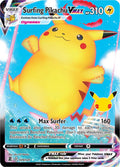 Surfing Pikachu VMAX Celebrations #009/025 Pokémon TCG card (English)