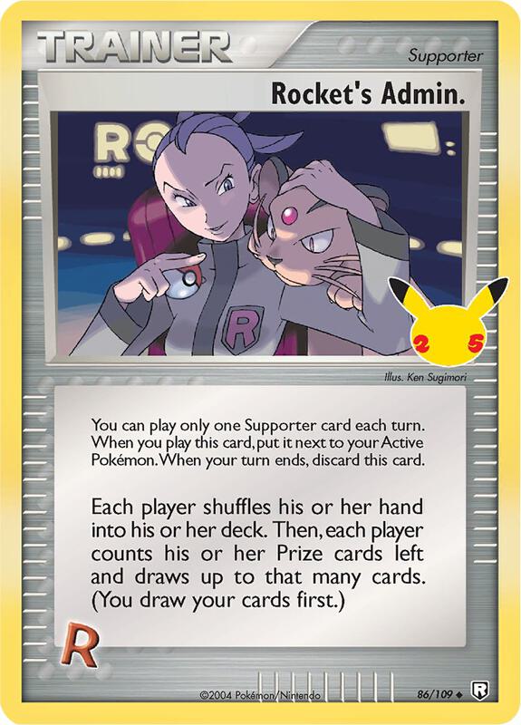 Rocket's Admin. Celebrations: Classic Collection #86/109 Pokémon TCG card (English)