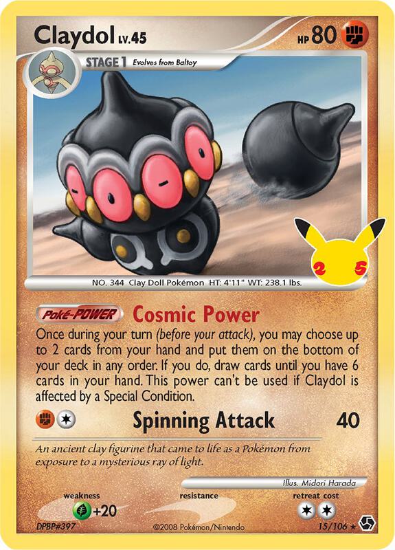 Claydol Celebrations: Classic Collection #15/106 Pokémon TCG card (English)