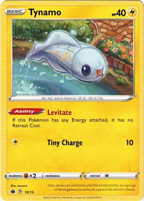 Tynamo - 10/15 McDonald's Promos 2022 #010/015 Pokémon TCG card (English)