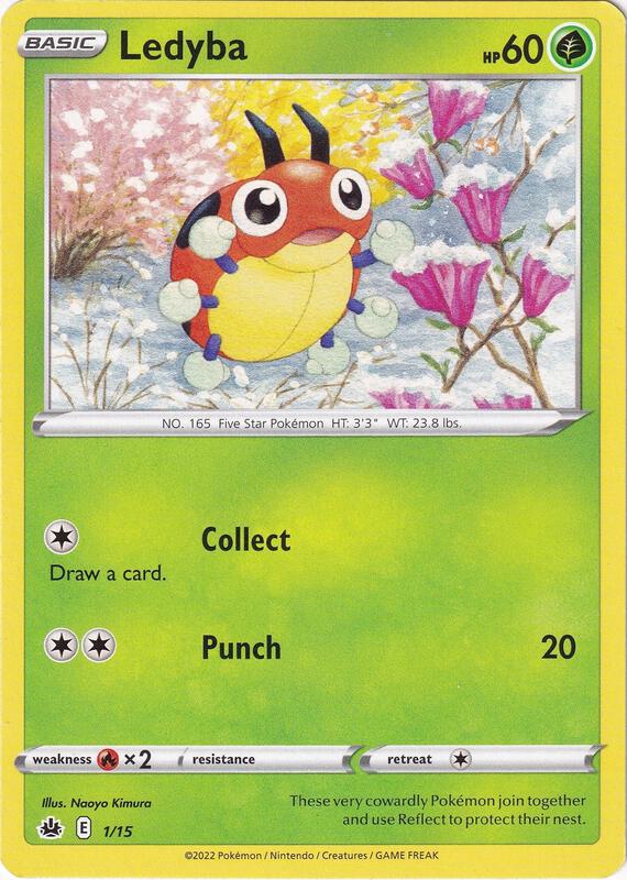 Ledyba - 1/15 McDonald's Promos 2022 #001/015 Pokémon TCG card (English)