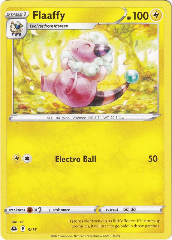 Flaaffy - 9/15 McDonald's Promos 2022 #009/015 Pokémon TCG card (English)