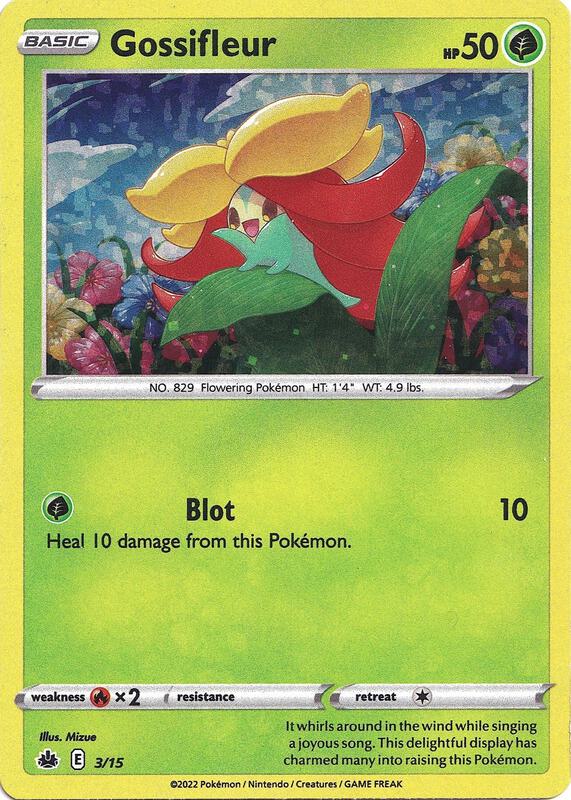 Gossifleur - 3/15 McDonald's Promos 2022 #003/015 Pokémon TCG card (English)