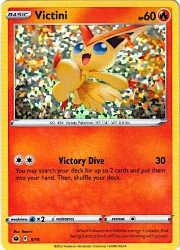 Victini - 5/15 McDonald's Promos 2022 #005/015 Pokémon TCG card (English)
