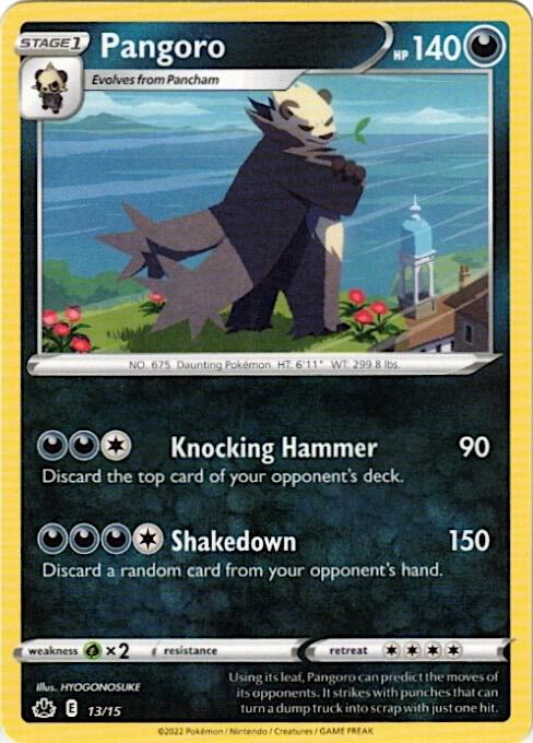 Pangoro - 13/15 McDonald's Promos 2022 #013/015 Pokémon TCG card (English)