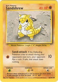 Sandshrew Base Set #062/102 Pokémon TCG card (English)