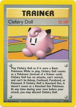 Clefairy Doll Base Set #070/102 Pokémon TCG card (English)