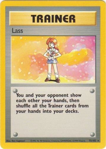 Lass Base Set #075/102 Pokémon TCG card (English)