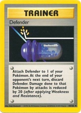 Defender Base Set #080/102 Pokémon TCG card (English)