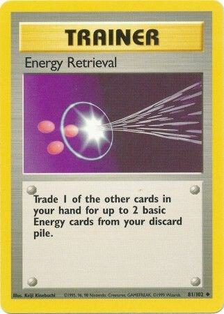 Energy Retrieval Base Set #081/102 Pokémon TCG card (English)