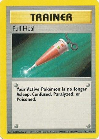 Full Heal Base Set #082/102 Pokémon TCG card (English)