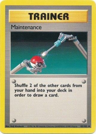 Maintenance Base Set #083/102 Pokémon TCG card (English)