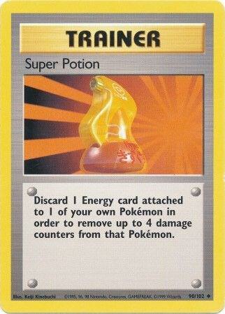 Super Potion Base Set #090/102 Pokémon TCG card (English)