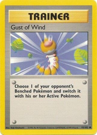 Gust of Wind Base Set #093/102 Pokémon TCG card (English)