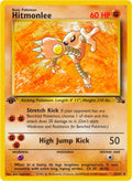 Hitmonlee (22) Unlimited Fossil #22/62 Pokémon TCG card (English)