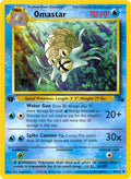 Omastar Unlimited Fossil #40/62 Pokémon TCG card (English)