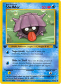 Shellder Unlimited Fossil #54/62 Pokémon TCG card (English)