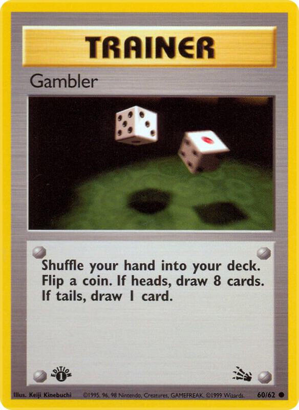 Gambler Unlimited Fossil #60/62 Pokémon TCG card (English)