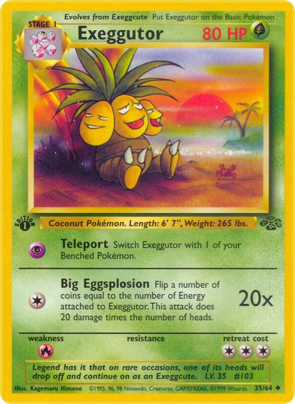 Exeggutor Jungle #35/64 Pokémon TCG card (English)
