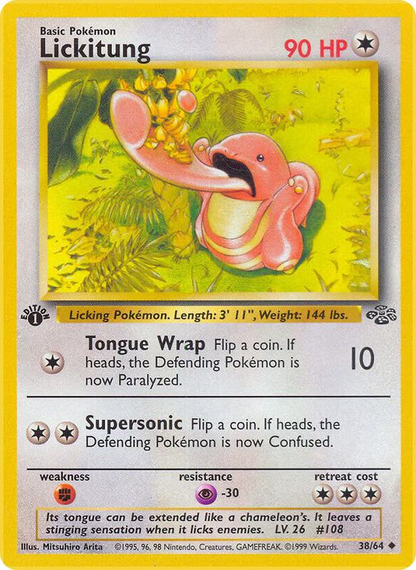 Lickitung Unlimited Jungle #38/64 Pokémon TCG card (English)
