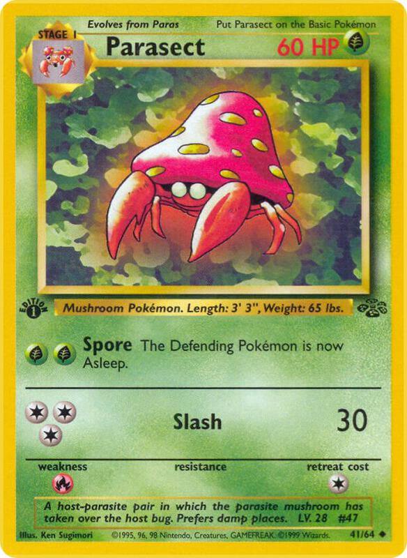 Parasect Jungle #41/64 Pokémon TCG card (English)