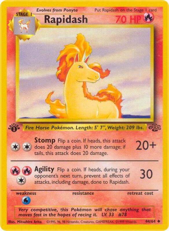 Rapidash Jungle #44/64 Pokémon TCG card (English)