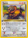 Tauros Unlimited Jungle #47/64 Pokémon TCG card (English)