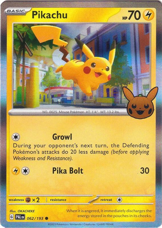 Pikachu Trick or Trade BOOster Bundle 2023 #062/193 Pokémon TCG card (English)