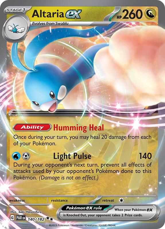 Altaria ex SV04: Paradox Rift #140/182 Pokémon TCG card (English)