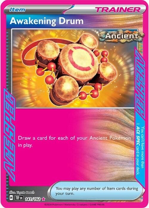 Awakening Drum SV05: Temporal Forces #141/162 Pokémon TCG card (English)