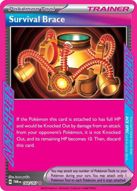 Survival Brace SV06: Twilight Masquerade #164/167 Pokémon TCG card (English)