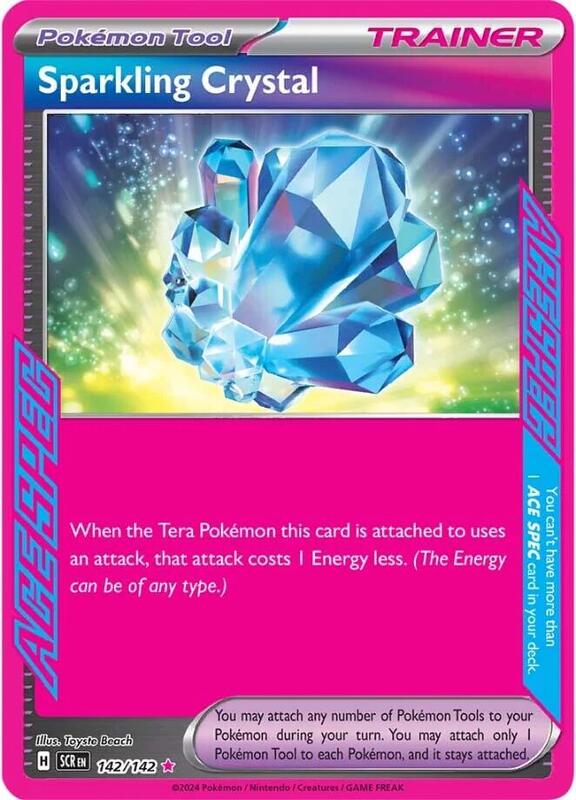 Sparkling Crystal SV07: Stellar Crown #142/142 Pokémon TCG card (English)