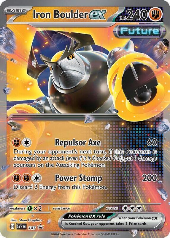 Iron Boulder ex - 147 SV: Scarlet & Violet Promo Cards #147 Pokémon TCG card (English)