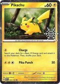 Pikachu - 025/165 (Holiday Calendar) Miscellaneous Cards & Products #025/165 Pokémon TCG card (English)