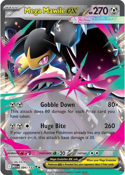 Mega Mawile ex - 094/132 ME01: Mega Evolution #094/132 Pokémon TCG card (English)