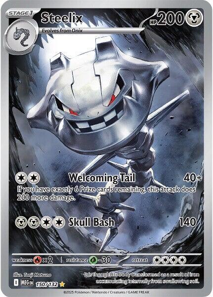Steelix - 150/132 ME01: Mega Evolution #150/132 Pokémon TCG card (English)