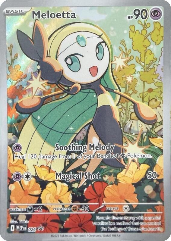 Meloetta - 026 ME: Mega Evolution Promo #026 Pokémon TCG card (English)