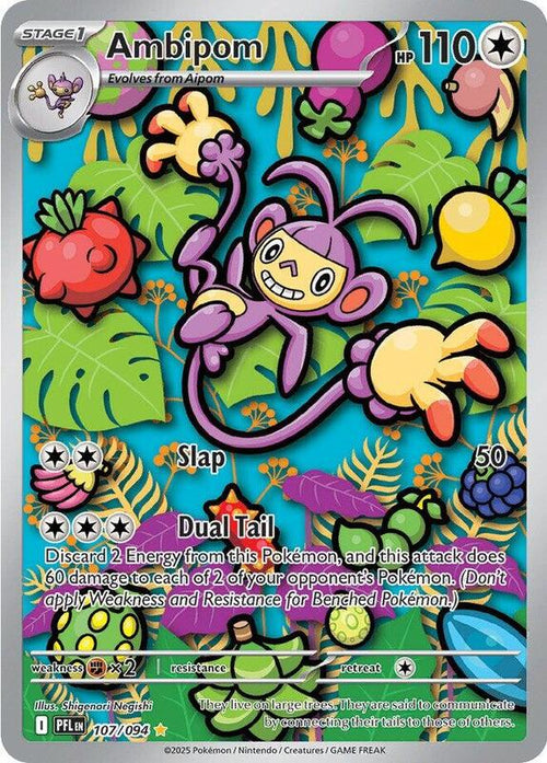 Ambipom - 107/094 ME02: Phantasmal Flames #107/094 Pokémon TCG card (English)
