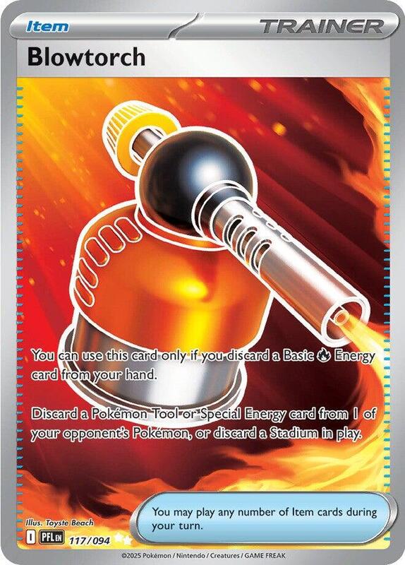 Blowtorch - 117/094 ME02: Phantasmal Flames #117/094 Pokémon TCG card (English)