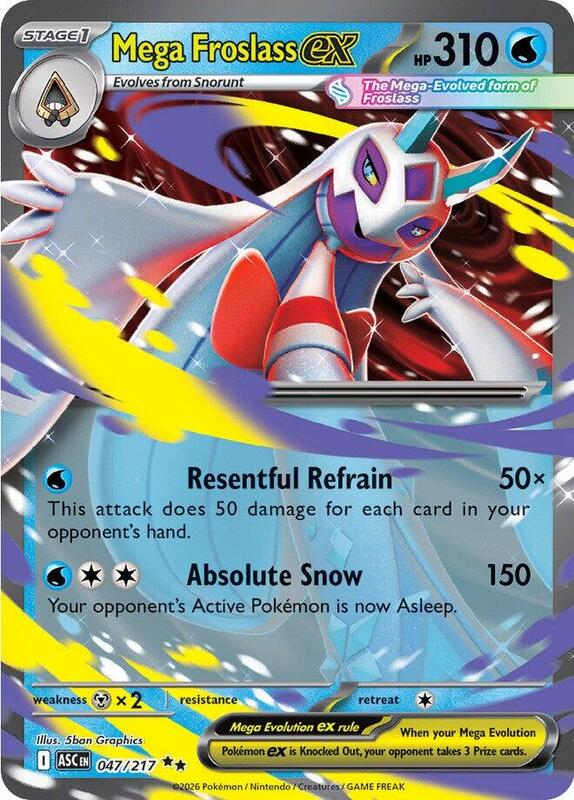 Mega Froslass ex - 047/217 ME: Ascended Heroes #047/217 Pokémon TCG card (English)