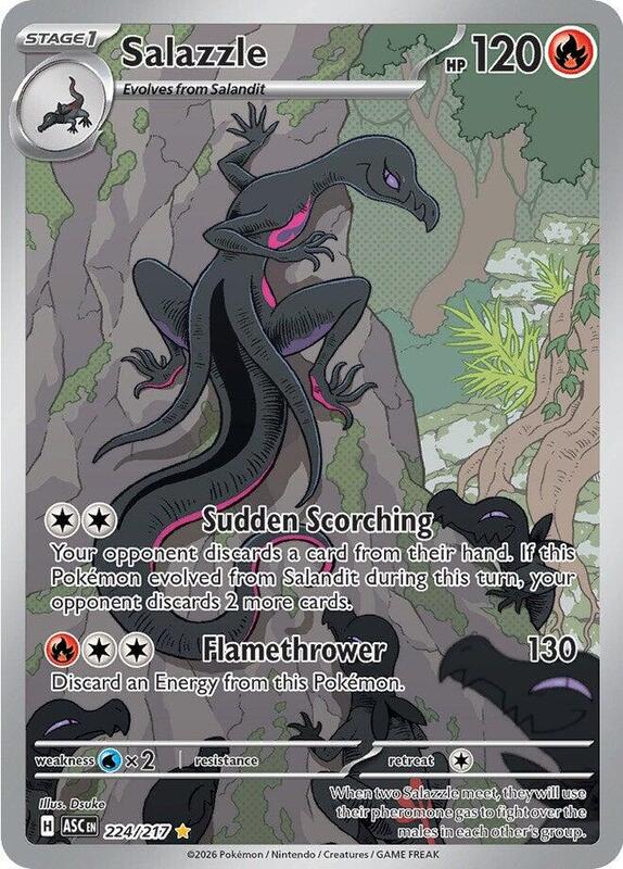 Salazzle - 224/217 ME: Ascended Heroes #224/217 Pokémon TCG card (English)